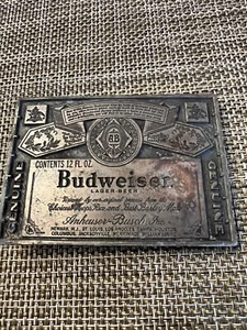 Vintage Budweiser Belt Buckle  - Picture 1 of 3
