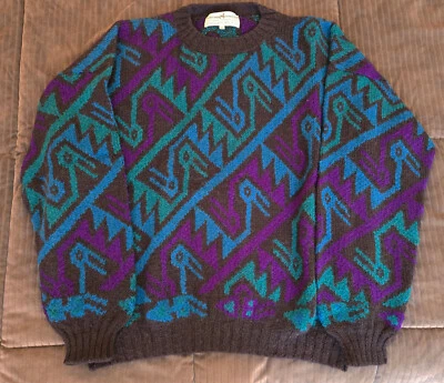 The Peruvian Connection Heavy Alpaca Sweater Mens XL Hand Made in Peru Excellent - Image 1 of 4
