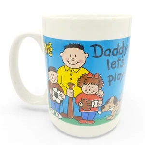 Taza de café del día del padre I Love Daddy béisbol fútbol cometa fútbol cerámica de colección - Imagen 1 de 19