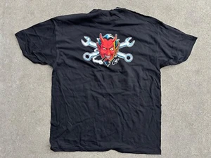 Vintage 2000 Coop Wrench Devil XL PosterPop Siebdruck Hotrod T-Shirt Tinte 2. - Bild 1 von 9