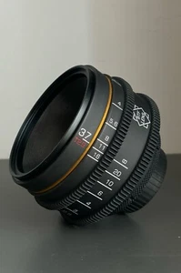 Rehouse Cine Soviet Lens Mir 1v 37mm Cine Lens Canon EF BTF New Housing Wide - Picture 1 of 17