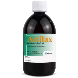 Actilax Lactulose 500mL Oral Liquid Constipation Relief Laxative Mixture Mylan - Picture 1 of 1