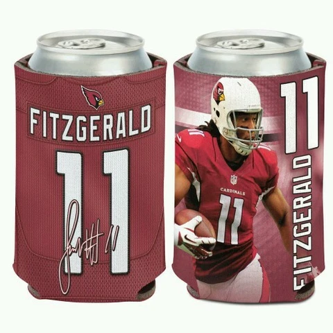 LARRY FITZGERALD ARIZONA CARDINALS Can Bottle Coozie Cooler FREE SHIPPING! Cover
