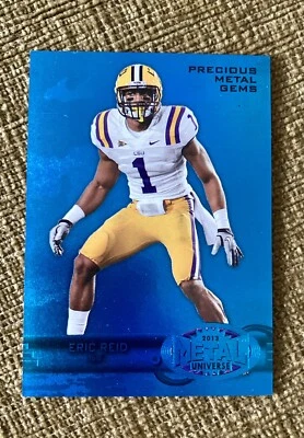 2013 Fleer Retro Metal Universe Eric Reid RC Precious Metal Gems /50 Blue PMG - Image 1 of 2