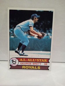 1979 GEORGE BRETT Topps HOF Royals #330 AWESOME CARD SEE PHOTOS VINTAGE ROYALS