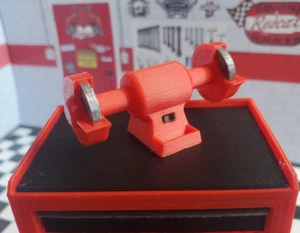 Bench Grinder & Pedestal Stand 3D Crawler RC 1/10 Garage Diorama Shop Display - Picture 1 of 23