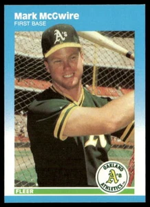 Actualización Fleer Mark McGwire 1987 brillante #U-76 - Oakland Athletics - Imagen 1 de 2