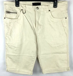 21Men Shorts Various Sizes Cream Cuffed Pockets Walking Casual Streetwear - Picture 1 of 11