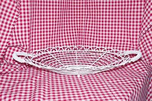 Farmhouse Country Shabby Chic White Decorative Wire Fruit Bowl Table Centrepiece
