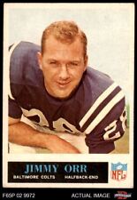 1965 Philadelphia #9 Jimmy Orr Colts Georgia 3.5 - EXCELLENT ÉTAT + F65P 02 9972