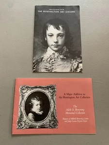 Huntington Art Gallery Adele Browning Collection program 1980 - Picture 1 of 1