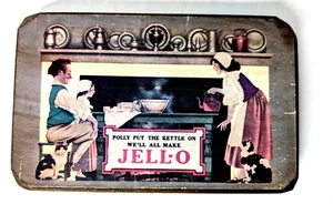 Maxfield Parrish JELL-O vintage advertisement wooden placard - Picture 1 of 3
