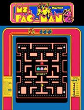 TIN SIGN "MS Pac Man" Video Games Signs  Rustic Wall Decor Video Pac-Man Gaming