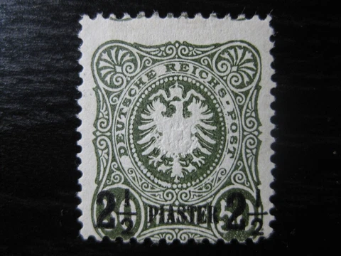 TURKEY GERMAN OFFICES COLONY Mi. #5ba mint stamp (ex-Sismondo stock) CV $420.00 Cover