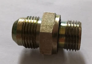 RACCORDO NIPPLO OLEODINAMICO MASCHIO/MASCHIO 1/2" GAS-7/8"JIC VOSS/PARKER - Foto 1 di 3