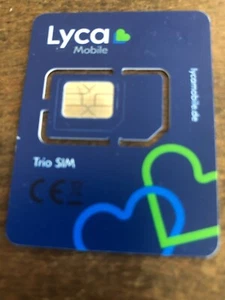 Carte sim allemande Lyca sans crédit à vendre - Photo 1/1
