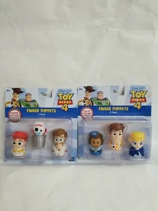 Lot of 2 - Disney Pixar Toy Story4 Finger Puppets 3 Pack = 6 Finger Puppets NEW! - Picture 1 of 10