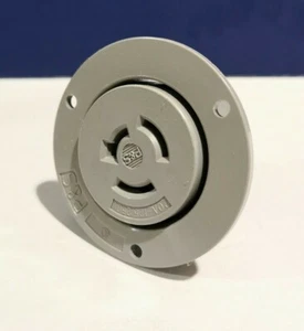 7328SS 3P 3W 20A 125/250V FLANGED OUTLET NEW P&S 7328-SS - Picture 1 of 7