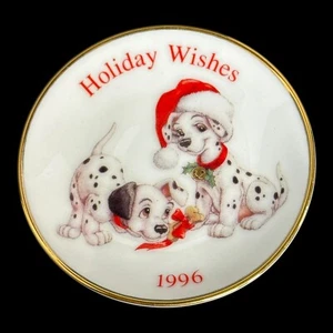 Hallmark Keepsake 1996 HOLIDAY WISHES Disney 101 DALMATIONS Weihnachtsschmuck - Bild 1 von 4