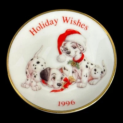 HALLMARK Keepsake 1996 DESEOS DE VACACIONES Disney 101 DALMATIONS ADORNO DE Navidad Foto 1 de 4