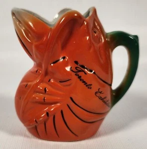 Vintage Toronto Exhibition Souvenir Milk Creamer Prawn Shrimp 3"H 1940s A45 - Picture 1 of 8