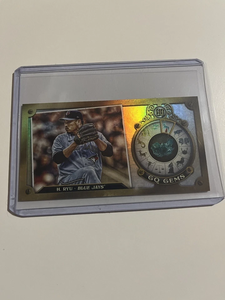 HYUN-JIN RYU 2022 TOPPS GYPSY QUEEN GQ GEMS MINI #GGM-16 BLUE JAYS - Image 1 of 2