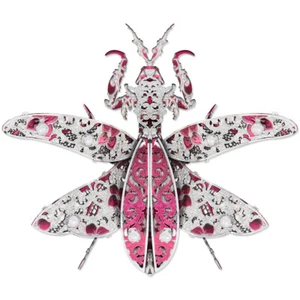 3D Metal Puzzle Praying Mantis Brooch Accessories Model Kits DIY Jigsaw Toys - Picture 1 of 2