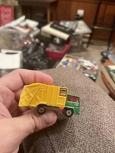 1979 Matchbox Superfast No 36 Refuse Truck Die-Cast Green/Yellow - Picture 1 of 15