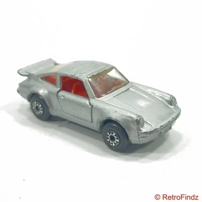 Matchbox Superfast No. 3 Porsche Turbo Silver 1978 Lesney Made In England - Image 1 of 4
