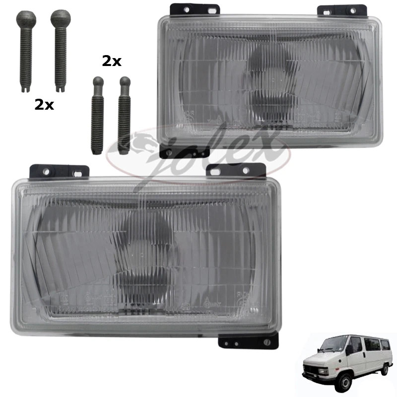 Scheinwerfer H4 rechts+links Set Fiat Ducato 280 290 90-94 Peugeot J5 305 77-82 - Bild 1 von 3