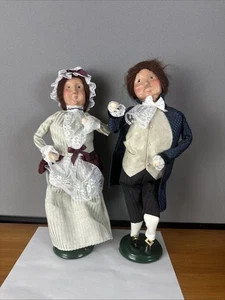 Byers' Choice Carolers Mr. & Mrs. Fezziwig Dancing Christmas Carol 2000 - Bild 1 von 12