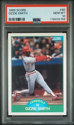 1989 Score Ozzie Smith #80 PSA 10 - Image 1 of 2