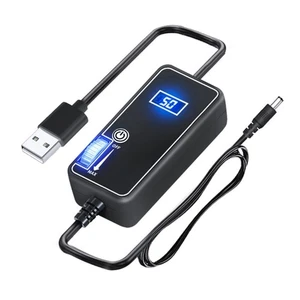 USB to 5.5x2.1mm 50 Speed Controller Adjustable Fan Controller With Temperature - Afbeelding 1 van 8