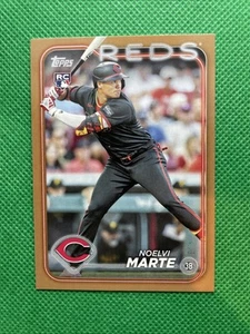 2024 Topps Series 2 - Noelvi Marte Rookie #548 Gold /2024 (RC) Reds - Picture 1 of 2