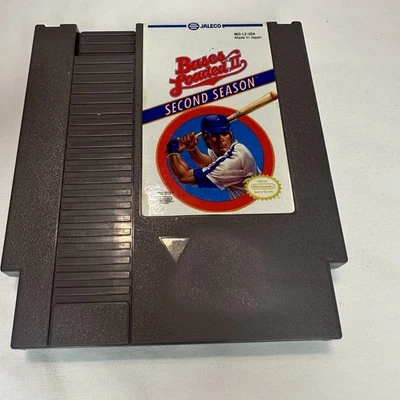 Bases Loaded 2 Second Season (Nintendo NES 1989) game Cartridge classic vintage - Image 1 of 3