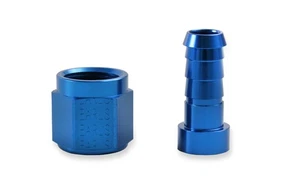 700104ERL Earl's Auto-Crimp Hose End - Straight - Size -4 - Blue - Bild 1 von 7