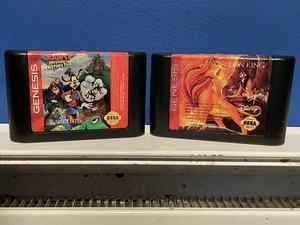 Disney Goofys Hysterical History Tour + Der König der Löwen SegaGenesis GETESTET-FUNKTIONIERT - Bild 1 von 5