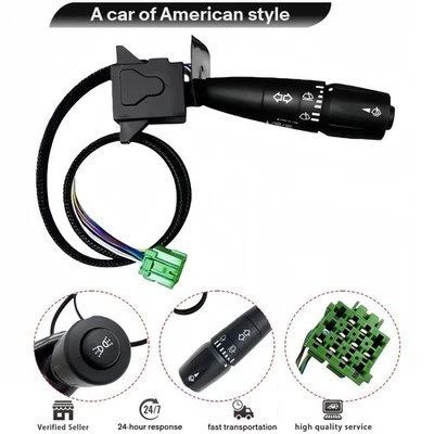 1x Turn Signal Windshield Wiper Switch Fits Kenworth Peterbilt P27-1067 P27-6221 — 第 1/4 张图片