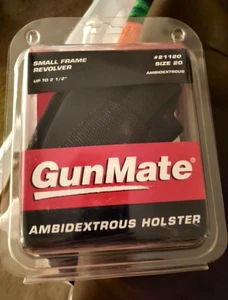 NIP GunMate Ambidextrous Holster Small Frame Revolver Up to 2.5" Size 20 - Picture 1 of 2