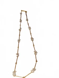 Elegant Pearl Chain Necklace - Picture 1 of 2