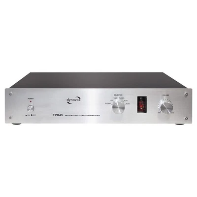 DYNAVOX Preamp TPR-43 Argento Phono MM/MC - Immagine 1 di 4