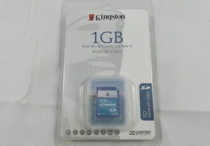 Kingston 1 GB SD Card (SD/1GBKR) - Picture 1 of 2