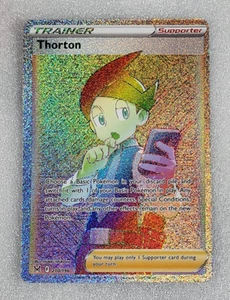 Thorton 210/196 NM/M Swsh11 Lost Origin Arcobaleno Segreto Raro Pokemon TCG - Foto 1 di 2