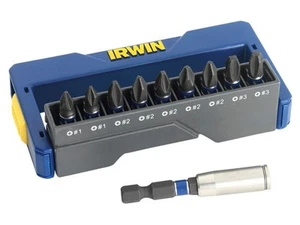 IRWIN® Set Pemutar Skru Impak Phillips, 10 Keping - Picture 1 of 1