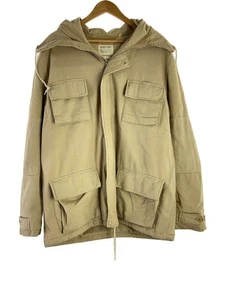 Helmut Lang Otros M65 Original 1999 Archivo Abrigo 50 Algodón Beige Liso Usado - Imagen 1 de 9