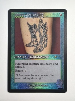 Lightning Greaves (1662) (Rainbow Foil) Secret Lair Drop Foil - Image 1 of 4