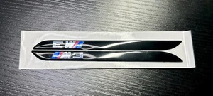 NEW GLOSS BLACK SIDE WING VENT M3 BADGE F80 M SPORT 2018+ UK STOCK - Picture 1 of 3