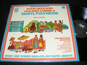 Made in France TAHITI Polynesia LP With Ensemble TAMARRI MANAVA Fun Cartoon Covr - Picture 1 of 1