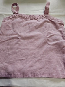 Girls Abercrombie Kids Lined Linen Tank Top w/Adjustable Straps-Pink -Size 11/12 - Picture 1 of 3