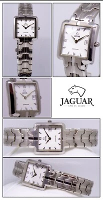 JAGUAR Watch Designer J434/1 Swiss Made Stainless Steel Sapphire Glass Date - image 1 of 2